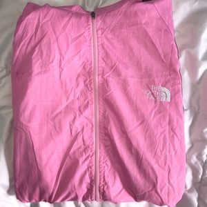 The North Face Pink Hooded Windbreaker Shell